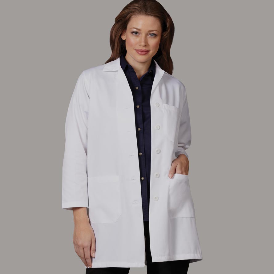 Fashion Seal 436 Ladies' Skimmer Length Lab Coat